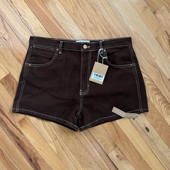 NWT Reformation Cowboy Jean Shorts - Picture 5 of 5